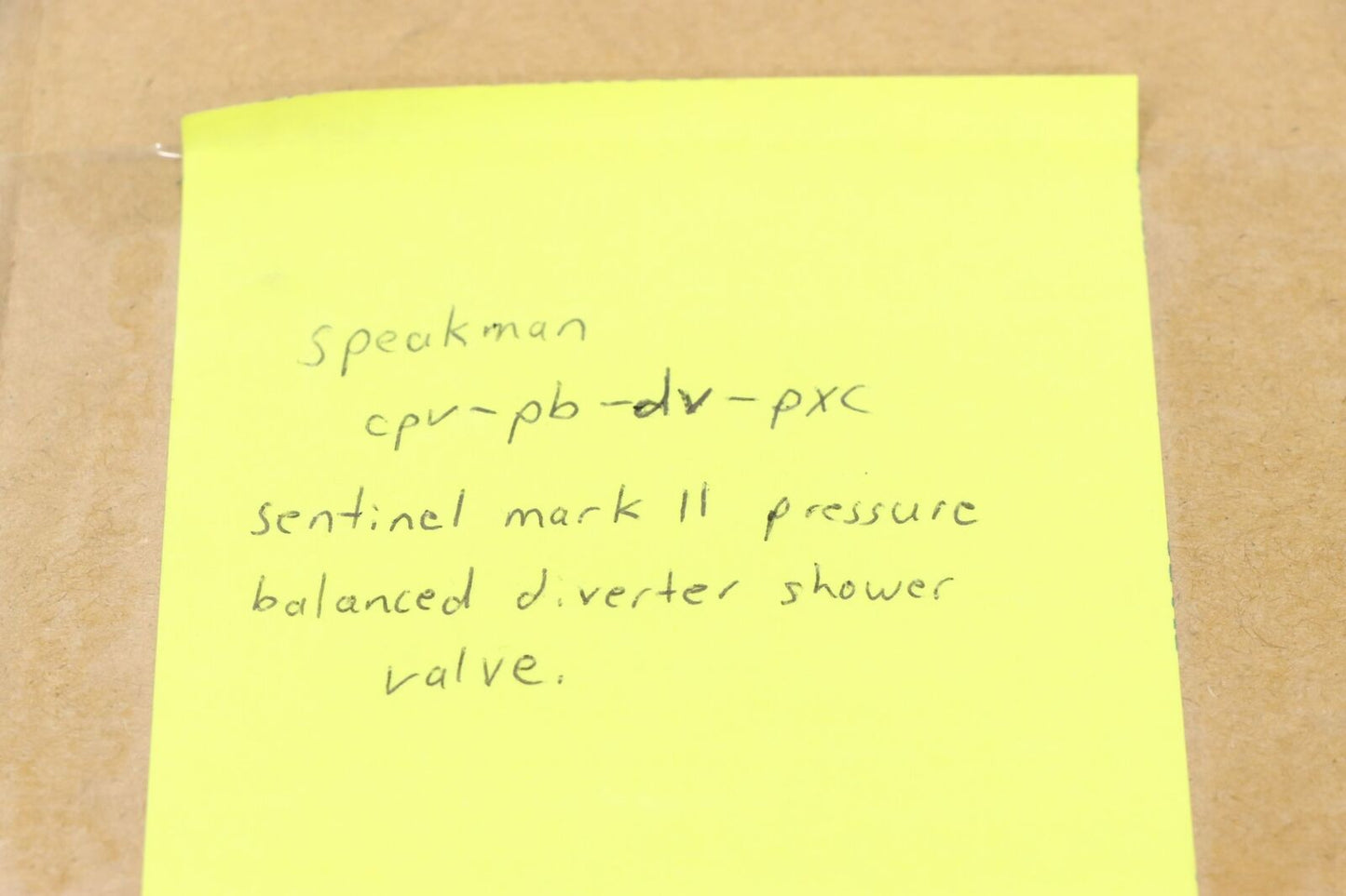 Speakman CPV-PB-DV-PXC Sentinel Mark II Pressure Balanced Diverter Shower Valve