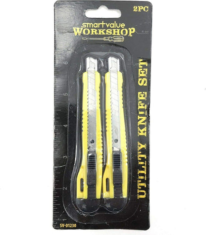 Smart Value Workshop SV-01230 Utility Knife Set, PK 12