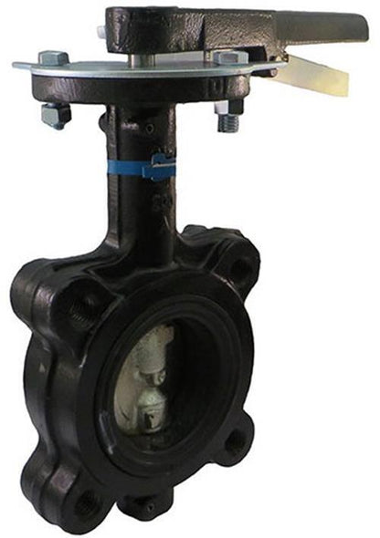 Milwaukee ML233E D N ML Series 4" Ductile Iron EPDM Lever Handle Butterfly Valve