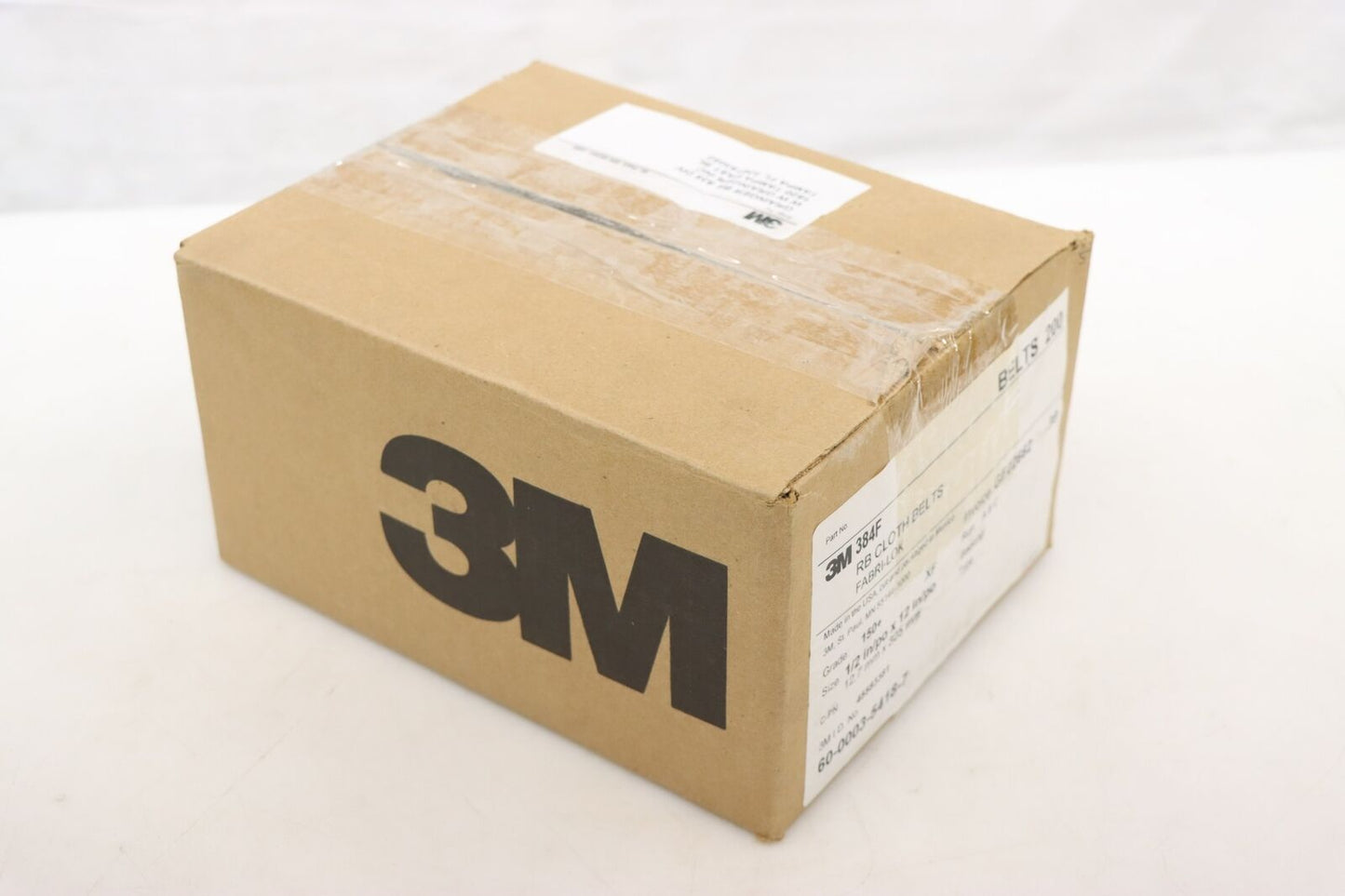 3M 7010514695, 384F Cloth Belt, 1/2 in x 12 in, 150+ Grit, XF-weight, 200/Case