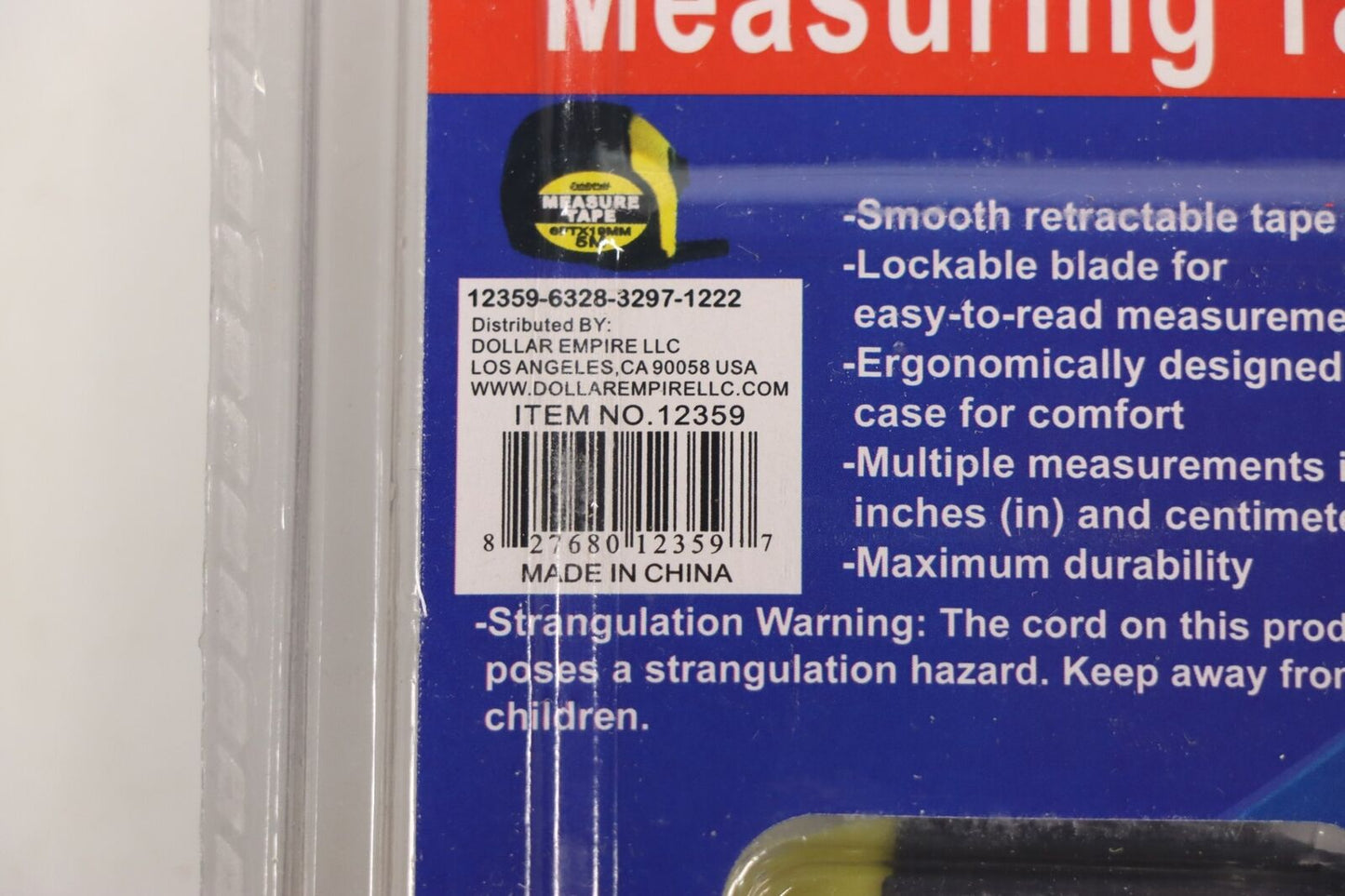 Family Maid 12359 5M/16 Foot Tape Measure, PK 12