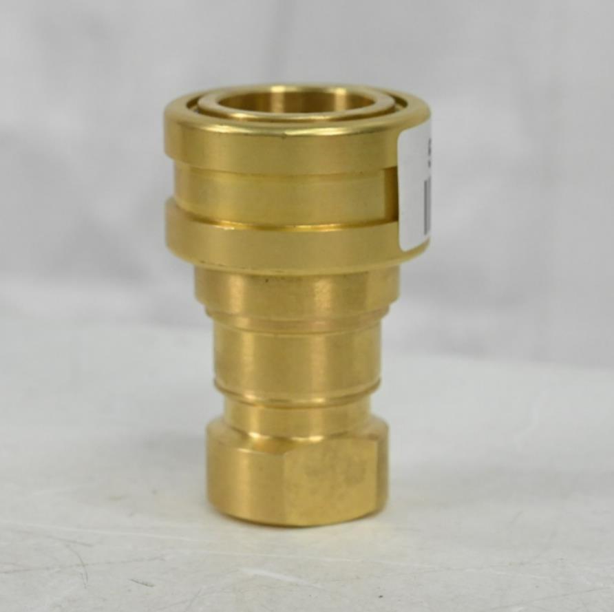 Eaton Hansen B6HP31 Hydraulic Quick Connect Hose Coupling, Brass