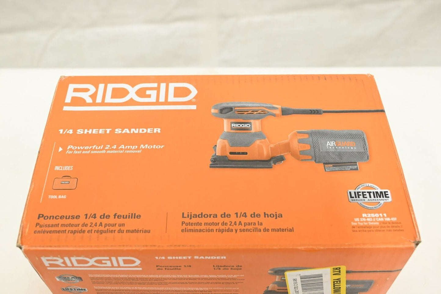 Ridgid R25011 1/4" Sheet Sander