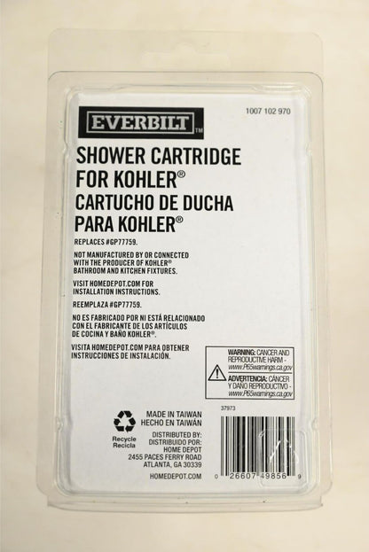 Everbilt 37973 Shower Cartridge For Kohler Replaces GP77759