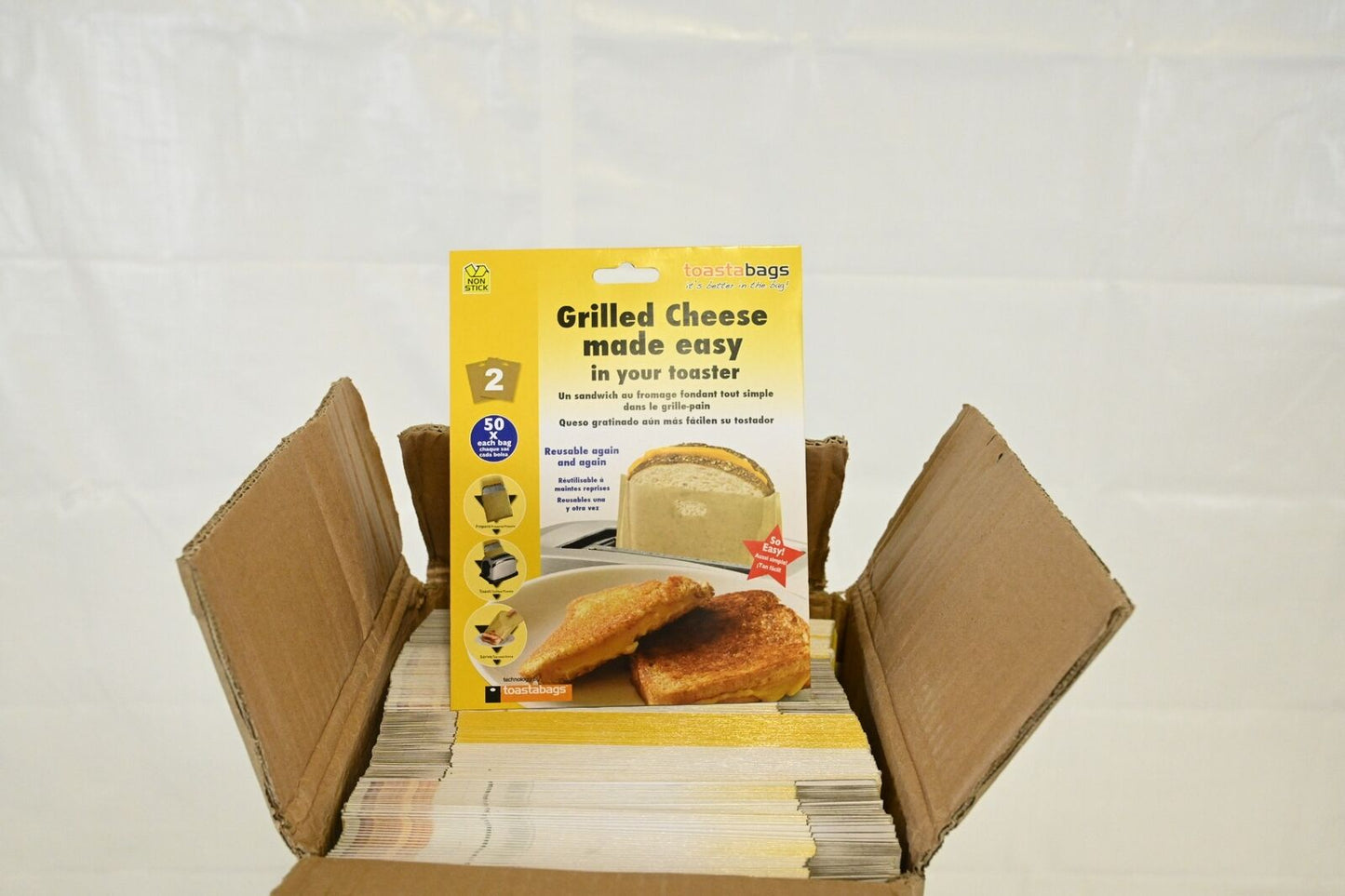 Planit Products 2-Pack Grilled Cheese Toastabags, Case of 400