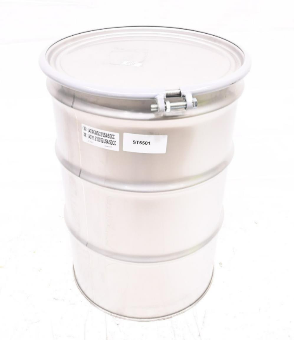 Transport Drum ST5501, 55 gal Volume Capacity, 304 Stainless Steel