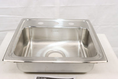 Elkay LRAD1918553 Lusterstone Classic Single Bowl ADA Drop-In Sink, 3 Holes