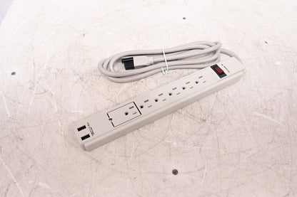 Power First 52NY54 Surge Protector Outlet Strip, 13 in Length, 60 Hz