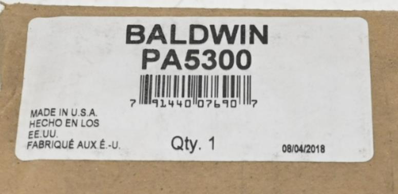 Baldwin PA5300 Air Filter, Rectangular