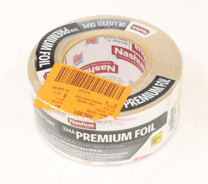 Nashua 1542698 2.5 in. x 60 yd. 324A Premium Foil HVAC UL Listed Sealer Duct Tap