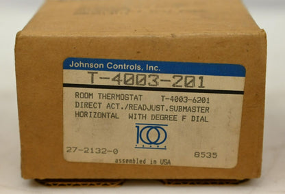 Johnson Controls T-4003-201 Pneumatic Thermostat