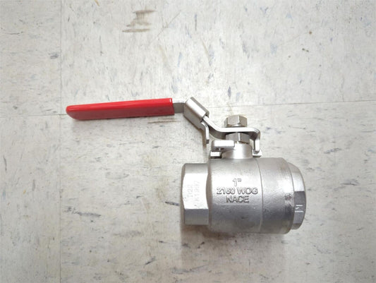 Keckley BVSC Ball Valves Stainless Steel 1"NPT