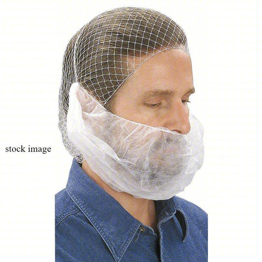 Cellucap BP4RGRA Beard Cover, Polypropylene, PK 900