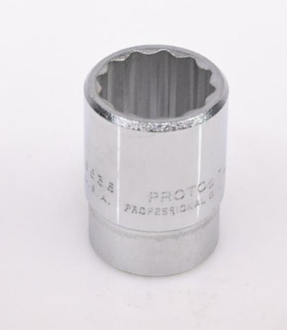 PROTO J5536N (5536) Socket, 3/4 in Drive Size, 1-1/8 in Socket Size, Alloy Steel