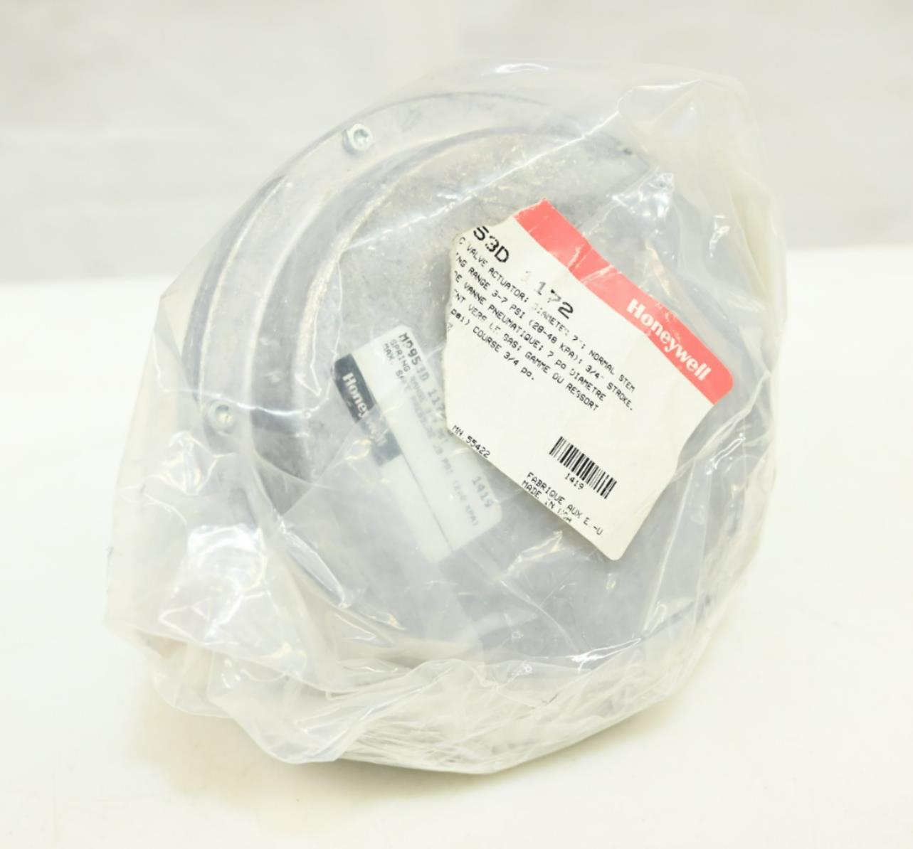 Honeywell MP953D 1172 3 Pneumatic Valve Actuator 3/4"