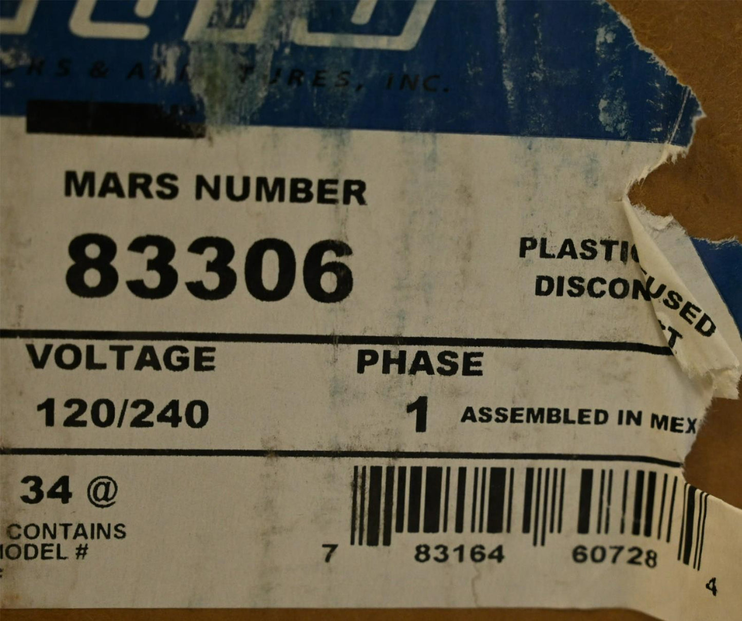 Mars 83306, Circuit Breaker 30A Fused Disconnect