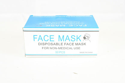 Universal Procedural Face Mask, 50/Box, Case of 39 Boxes