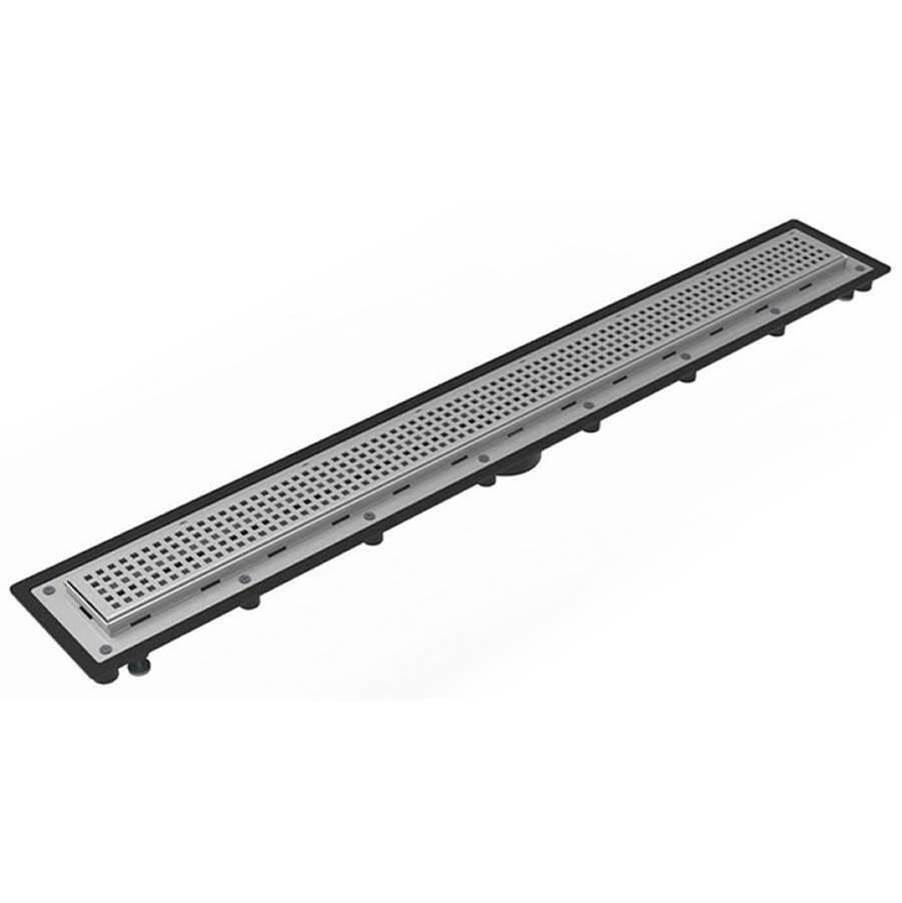 Infinity Drain USQ-A 30 PS Universal Drain With Squares Grate 30" Complete Kit