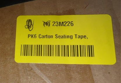 IPG F4195G Carton Sealing Tape: 2.5 mil Tape Thick, 2 in x 1,000 yd, PK 6