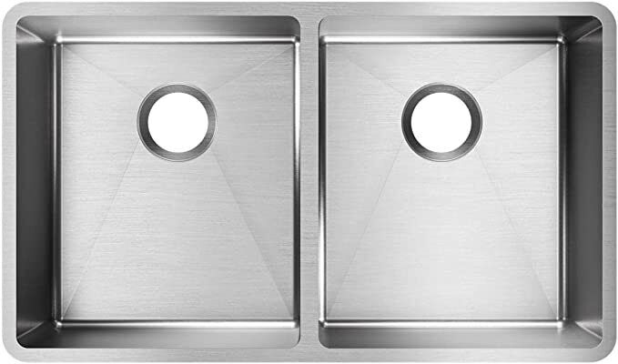 Signature Hardware SHSKDMA2BZL1 Double Bowl Dual Mount Kitchen Sink