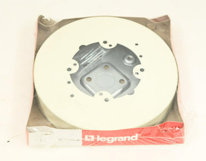 Legrand V5739 Wiremold Ivory Steel 1-Channel Raceway Solid Base Fixture Box