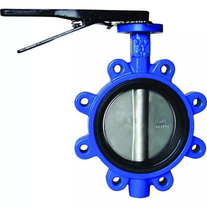 FNW FNW732EK 2" Resilient Seated Lug-Style Butterfly Valve w/PDM Seat & Lever L