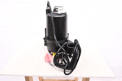 DAYTON Sewage Ejector Pump: 1/2, 110V AC, No Switch Included, 111 gpm - 4HU80