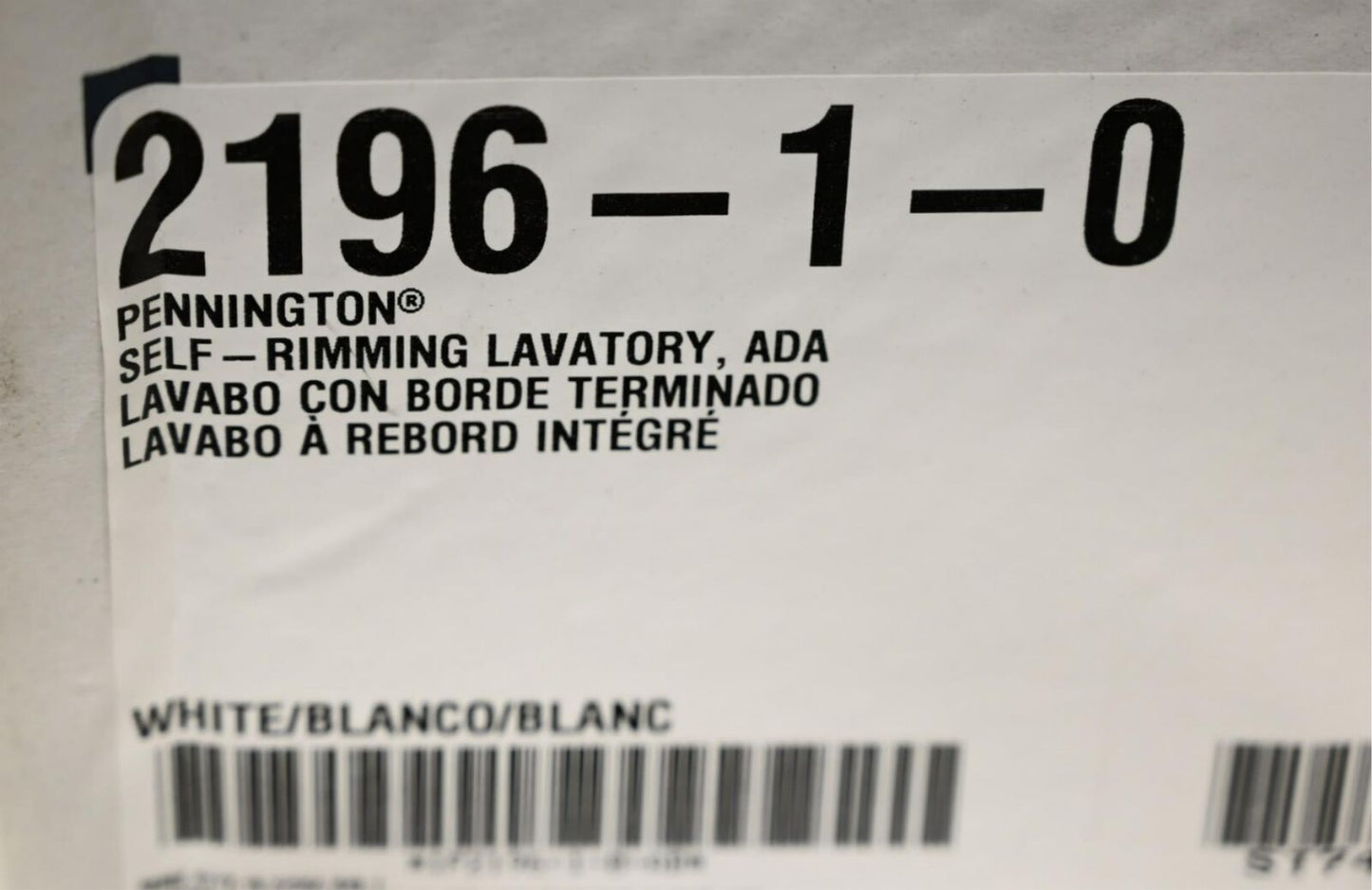 Kohler K-2196-1-0 Pennington 20-1/4" Drop In Bathroom Sink