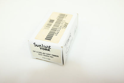 Watsco DF-3 York Delay Off Timer (024-19353-701)