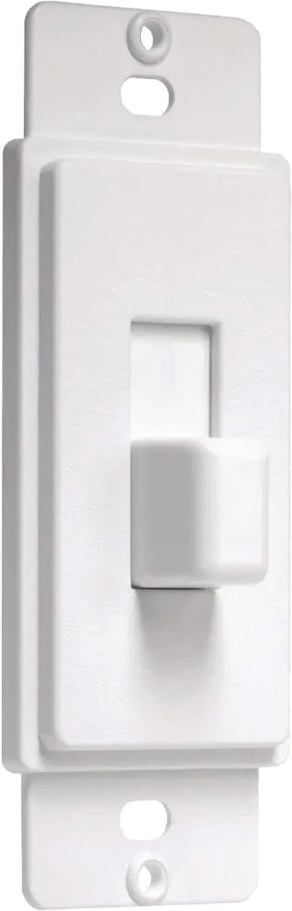 TayMac AD70W MASQUE Paintable Toggle Switch Cover-Up Adapter Plate, White, PK 25