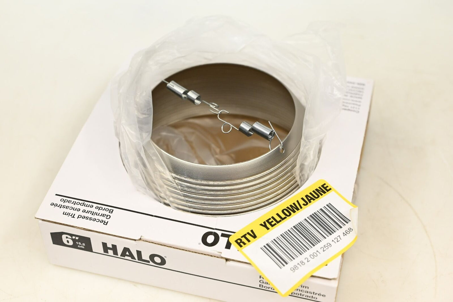 Halo 353SN 6" Satin Nickel Baffle Recessed Light Trim