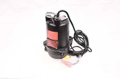 DAYTON Sewage Ejector Pump: 1/2, 110V AC, No Switch Included, 111 gpm - 4HU80