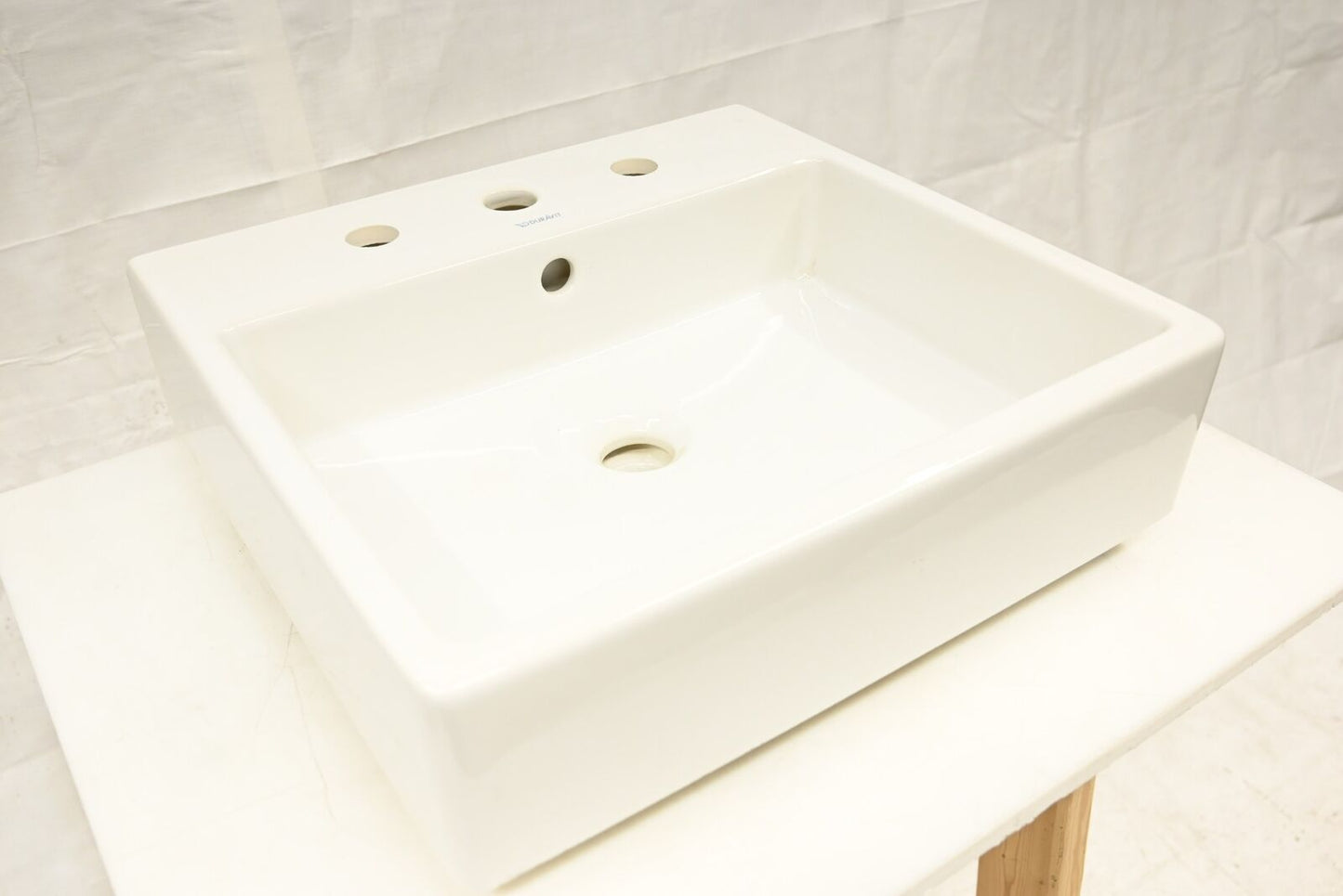 Duravit 2350500025 Vero Air Wall-Mount Sink w/3 Holes, White