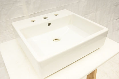 Duravit 2350500025 Vero Air Wall-Mount Sink w/3 Holes, White