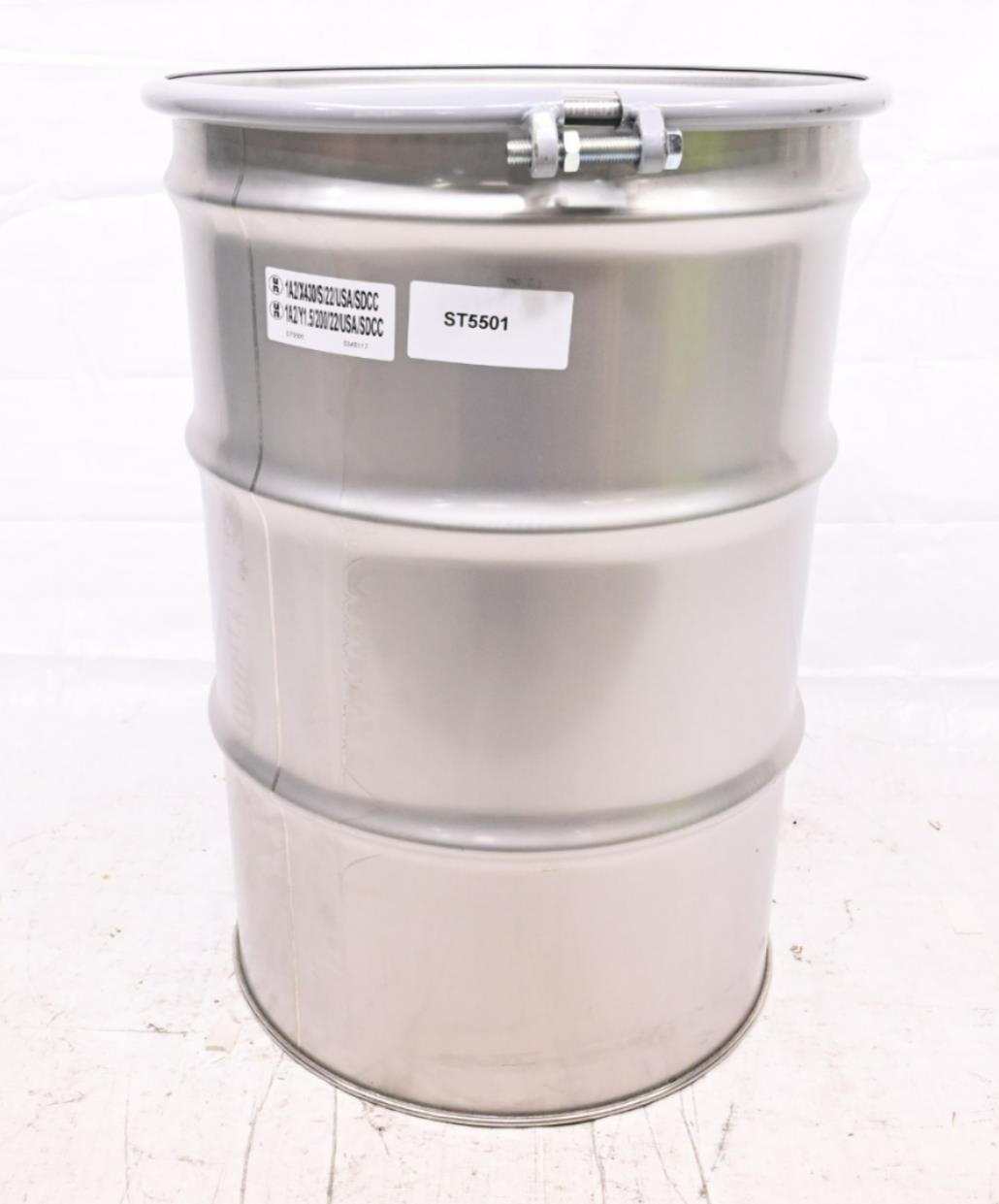 Transport Drum ST5501, 55 gal Volume Capacity, 304 Stainless Steel