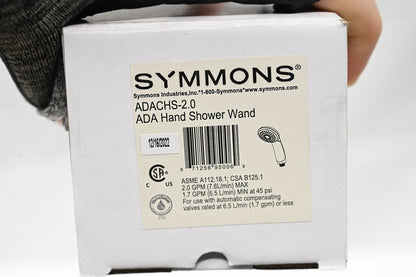 Symmons ADACHS-2.0 ADA Hand Shower Wand, Polished Chrome