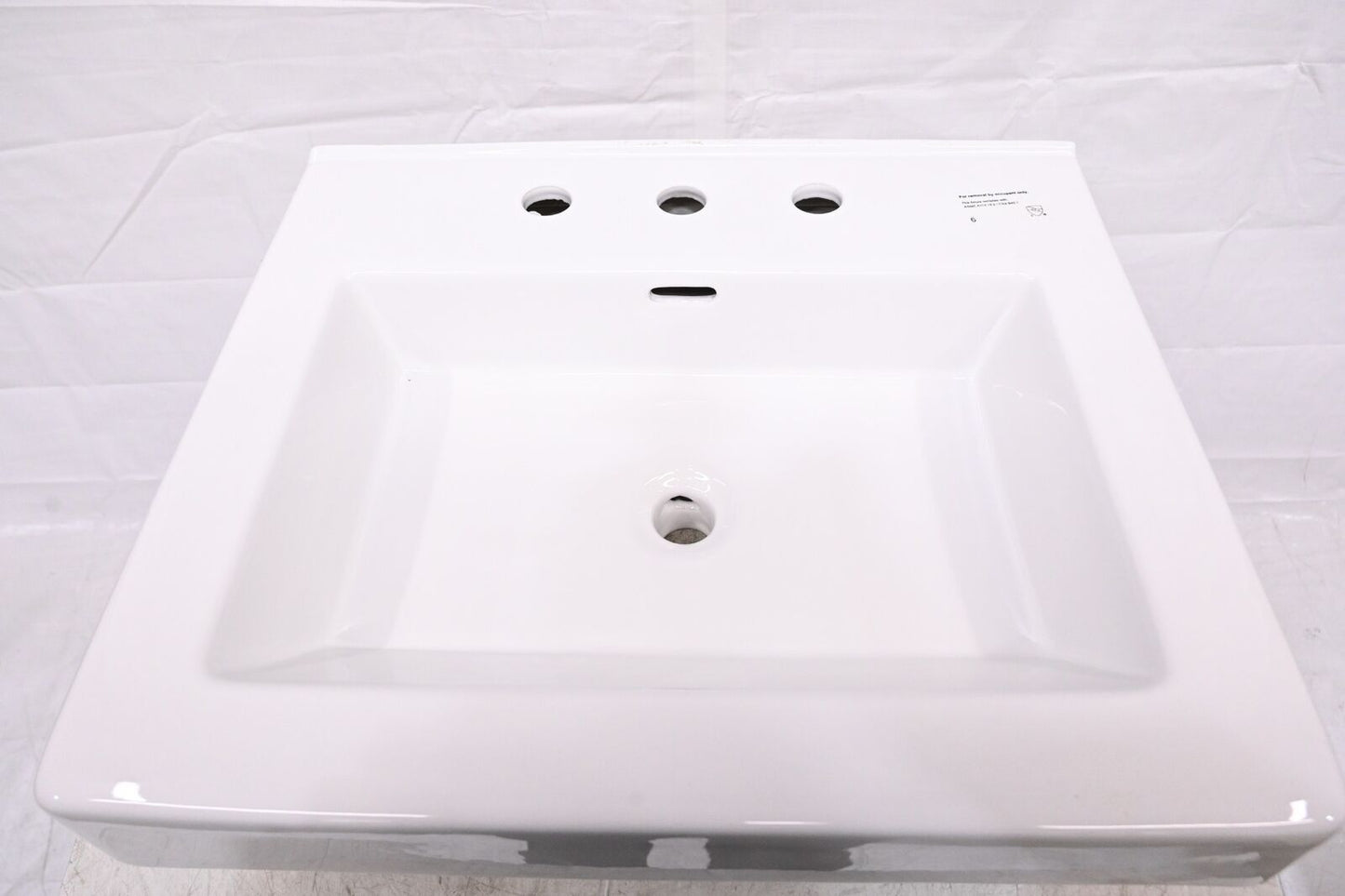 Signature Hardware SHCTM24208WH Modern Rectangular Console Bathroom Sink, White