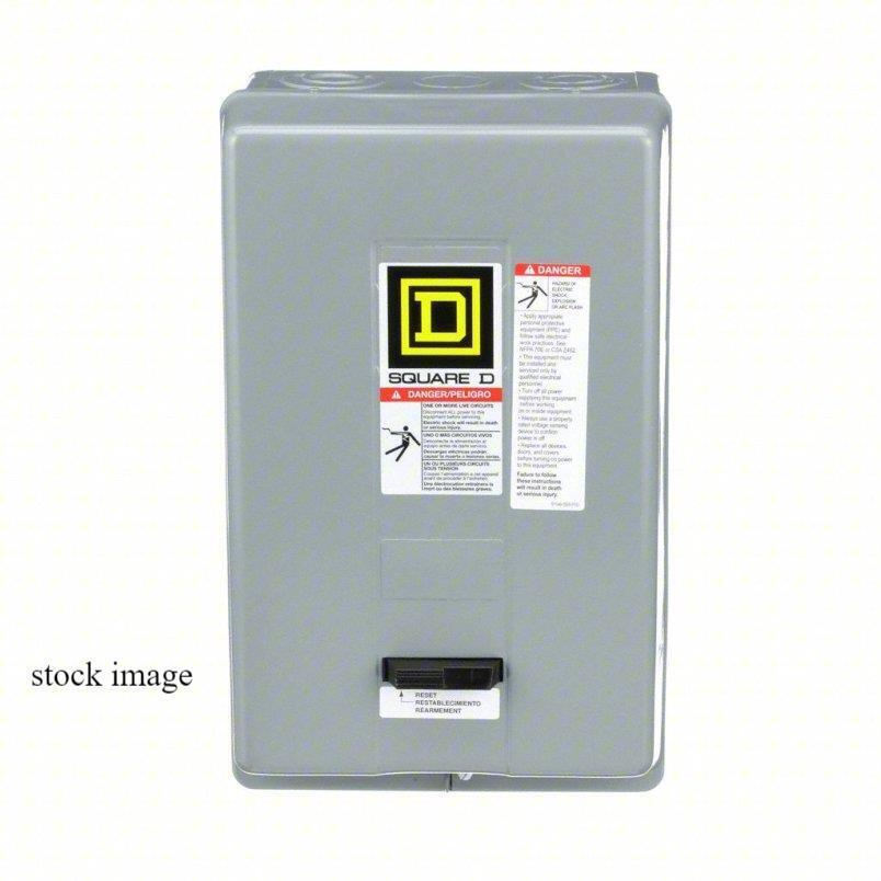 Square D 8536SDG1V06H30 NEMA Magnetic Motor Starter, Hz 50/60