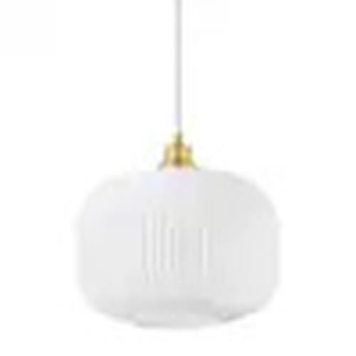 Hampton Bay HD-2598-AGB-I Caroline 1LT Mini Pendent Etched Glass Shade