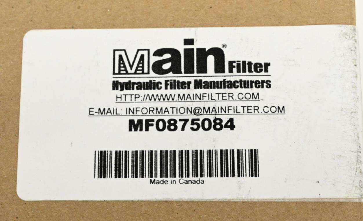 Main Filter MF0875084 Interchange Hydraulic Filter