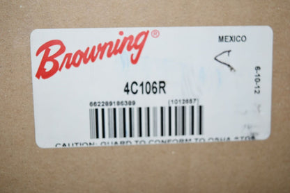 Browning Sheave, 4C106R Bushing Bore V-Belt Pulley, 4 Groove, 11.00 in O.D.