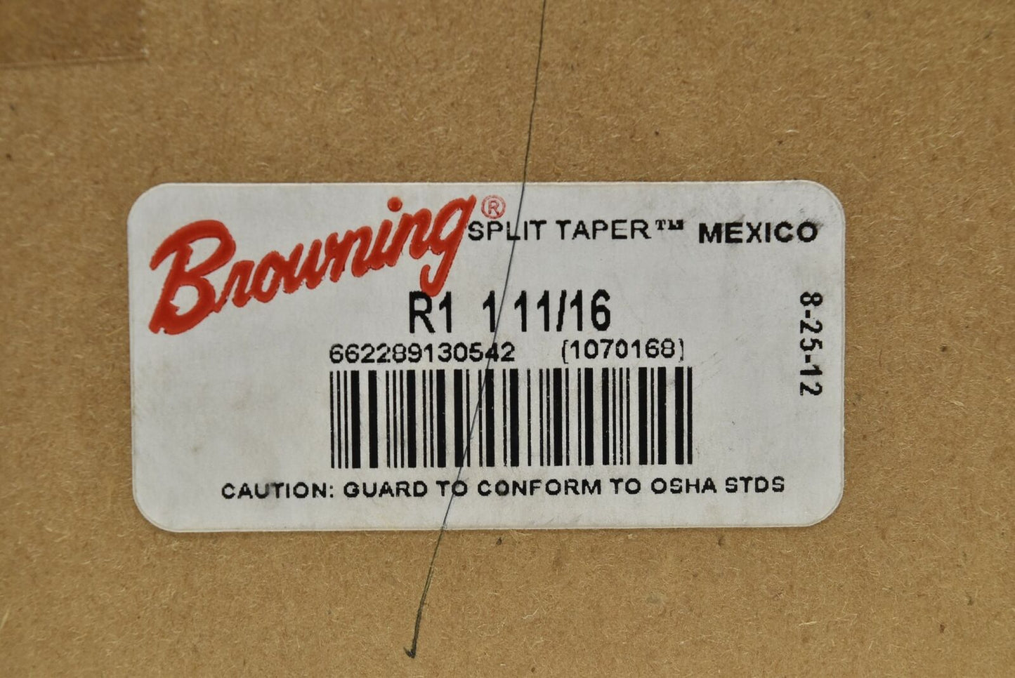 Browning Split Taper Bushing, TYPE R1, 1-11/16" Shaft - R1 1 11/16