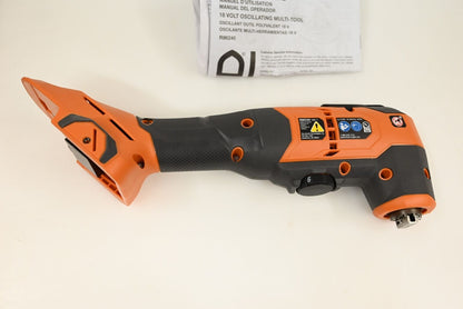 RIDGID 18V Brushless Cordless Oscillating Multi-Tool (Tool Only)