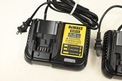 Dewalt DCB112 12V/20V Lithium-Ion Battery Charger, PK 2