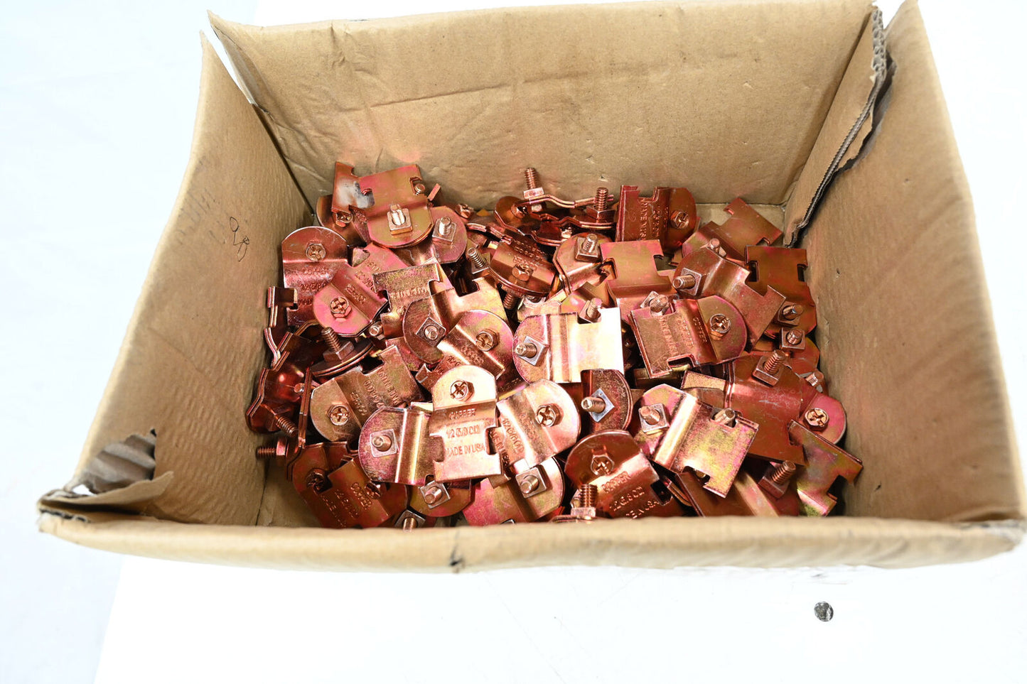 1/2" Unistrut Copper Clamp 5/8" OD   98pieces