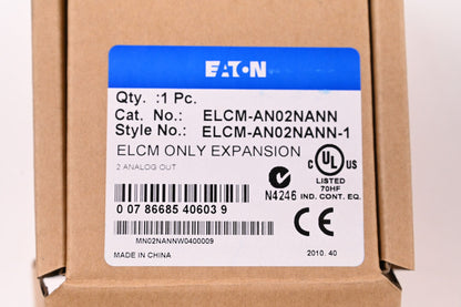 Eaton CUTLER HAMMER ELCM-AN02NANN ELCM ONLY Expansion 2 Analog Out