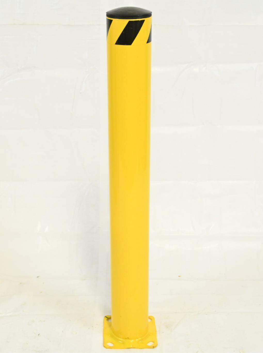 Vestil BOL-RF-48-5.5 Removable Steel Pipe Safety Bollard, Yellow (MISSING BASE)