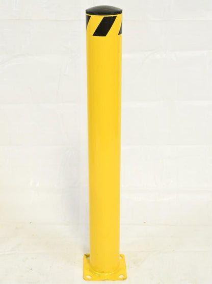 Vestil BOL-RF-48-5.5 Removable Steel Pipe Safety Bollard, Yellow (MISSING BASE)