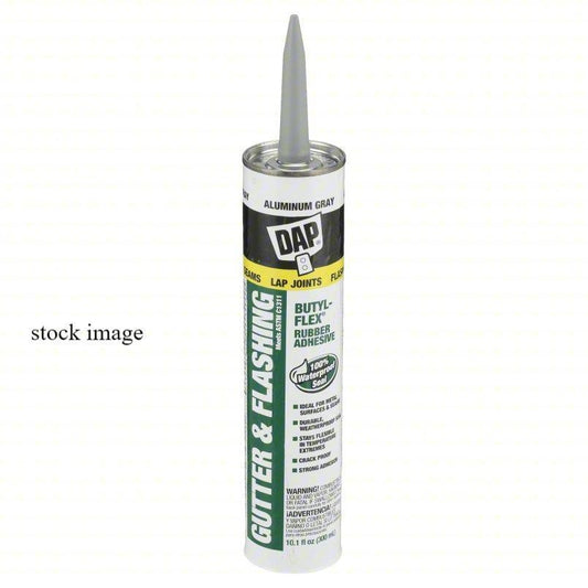 DAP 18188 Butyl-Flex 10.1 oz. Aluminum Gray Gutter and Flashing Sealant, PK 12