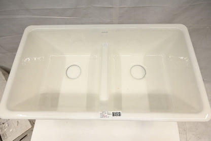 Kohler Iron/Tones® Smart Divide® 33" top-/undermount double-bowl kitchen sink